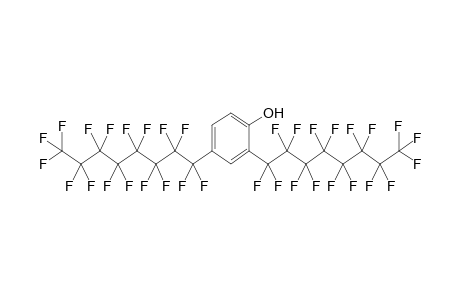 2,4-bis(1,1,2,2,3,3,4,4,5,5,6,6,7,7,8,8,8-heptadecafluorooctyl)phenol