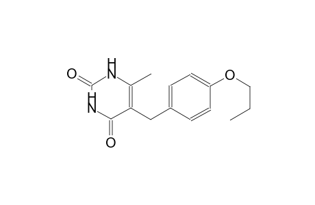 6-methyl-5-(4-propoxybenzyl)-2,4(1H,3H)-pyrimidinedione
