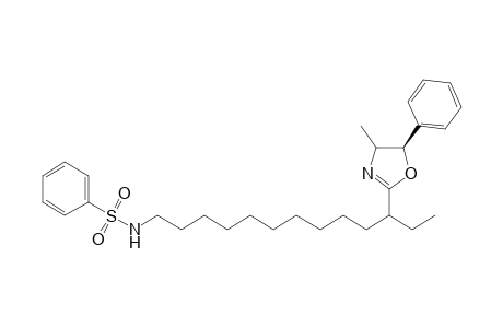 (R)-4-Methyl-5-phenyl-2-[1-ethyl-11-(N-phenylsulfonylamino)undecyl]-4,5-dihydrooxazoline