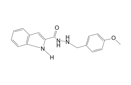 INDOLE-2-CARBOXYLIC ACID, 2-/P-METHOXYBENZYL/HYDRAZIDE