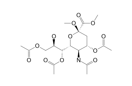 METHYL-5-ACETAMIDO-4,7,9-TRI-O-ACETYL-3,5-DIDEOXY-BETA-D-GLYCERO-D-GALACTO-2-NONULOPYRANOSIDONIC-ACID-METHYLESTER