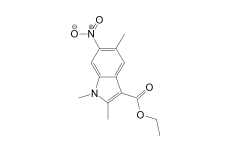 Ethyl 1,2,5-trimethyl-6-nitroindole-3-carboxylate