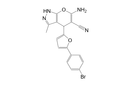 6-amino-4-[5-(4-bromophenyl)-2-furyl]-3-methyl-1,4-dihydropyrano[2,3-c]pyrazole-5-carbonitrile