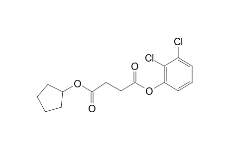 Succinic acid, 2,3-dichlorophenyl cyclopentyl ester