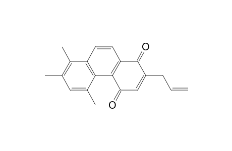 2-Allyl-5,7,8-trimethyl-phenanthrene-1,4-dione