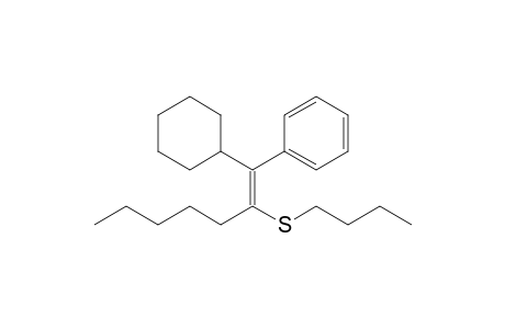 (Z)-2-(n-Butylthio)-1-cyclohexyl-1-phenyl-1-heptene
