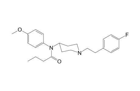 N-(1-[2-(4-Fluorophenyl)ethyl]piperidin-4-yl)-N-4-methoxyphenylbutanamide
