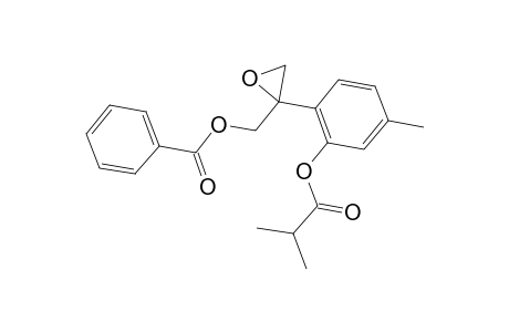 [2-[4-methyl-2-(2-methylpropanoyloxy)phenyl]oxiran-2-yl]methyl benzoate
