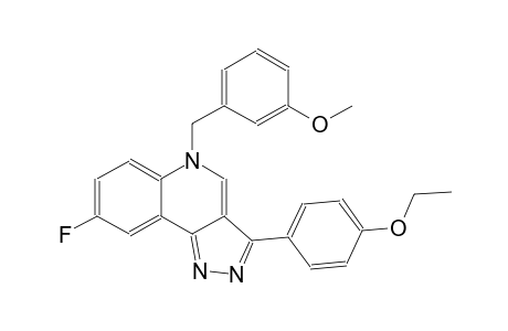 5H-pyrazolo[4,3-c]quinoline, 3-(4-ethoxyphenyl)-8-fluoro-5-[(3-methoxyphenyl)methyl]-