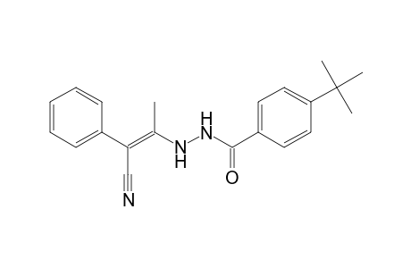 4-tert-Butyl-N'-[(Z)-1-cyano-1-phenyl-prop-1-en-2-yl]benzohydrazide
