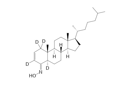 (5R,8S,9S,10R,13R,14S,17R)-1,1,3,5-tetradeuterio-10,13-dimethyl-17-[(2R)-6-methylheptan-2-yl]-6,7,8,9,11,12,14,15,16,17-decahydrocyclopenta[a]phenanthren-4-one oxime