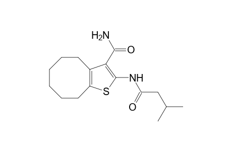 2-(3-Methyl-butyrylamino)-4,5,6,7,8,9-hexahydro-cycloocta[b]thiophene-3-carboxylic acid amide