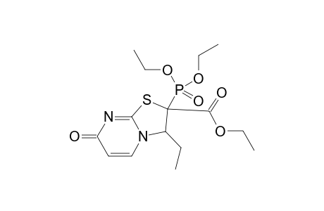 Ethyl 2-(diethoxyphosphoryl)-3-ethyl-7-oxo-2,3-dihydro-7H-[1,3]thiazolo[3,2-a]pyrimidine-2-carboxylate