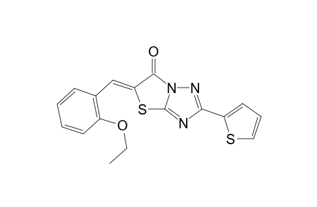 (5Z)-5-(2-ethoxybenzylidene)-2-(2-thienyl)thiazolo[3,2-b][1,2,4]triazol-6-one