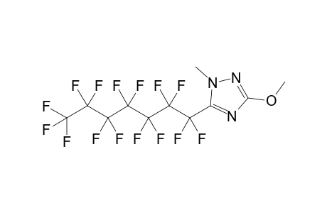 3-Methoxy-1-methyl-5-(1,1,2,2,3,3,4,4,5,5,6,6,7,7,7-pentadecafluoroheptyl)-1,2,4-triazole
