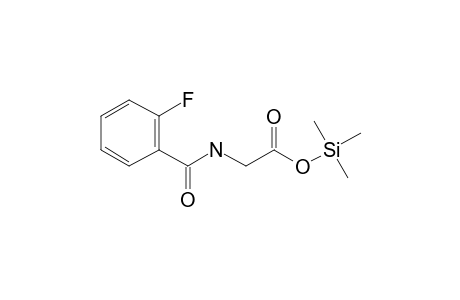 N-[(2-Fluorophenyl)carbonyl]glycine, tms