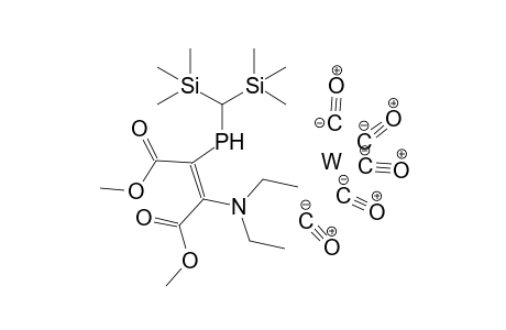 Pentacarbonyl{[bis(trimethylsilyl)methyl]-1-[2-(diethylamino)-1,2bis(methoxycarbonyl)ethenyl]phosphane-kappaP}tungsten(0)