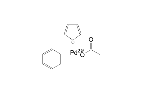 (Acetate)(1,3-cyclohexadiene)(cyclopentadienyl)palladium(II)