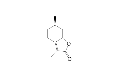 (6R,7aS)-3,6-dimethyl-5,6,7,7a-tetrahydro-4H-1-benzofuran-2-one