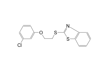 2-(1,3-Benzothiazol-2-ylsulfanyl)ethyl 3-chlorophenyl ether