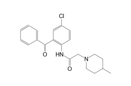 N-(2-benzoyl-4-chlorophenyl)-2-(4-methyl-1-piperidinyl)acetamide