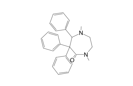 N,N'-Dimethyl-6,6,7-triphenyl-1,4-diazepan-5-one
