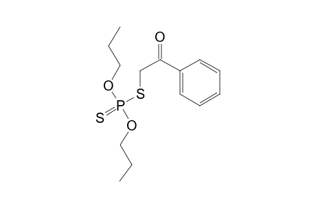 2-(dipropoxyphosphinothioylthio)-1-phenylethanone