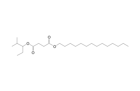 Succinic acid, 2-methylpent-3-yl tetradecyl ester