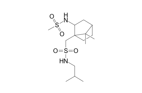 N-(2-Methylpropyl)-2-methylsulfonylamino-7,7-dimethylbicyclo[2.2.1]hept-1-ylmethanesulfonamide