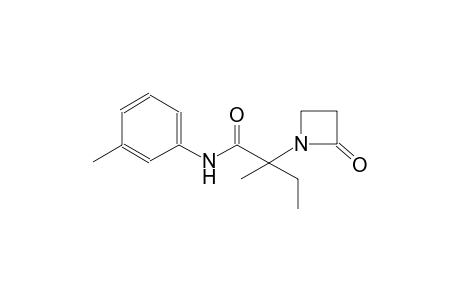 2-methyl-N-(3-methylphenyl)-2-(2-oxo-1-azetidinyl)butanamide