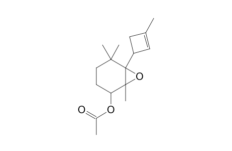 Cyclohexane, 1,1,3-trimethyl-2,3-epoxy-2-(3-methylcyclobuten-2-yl-1)-4-acetyloxy-