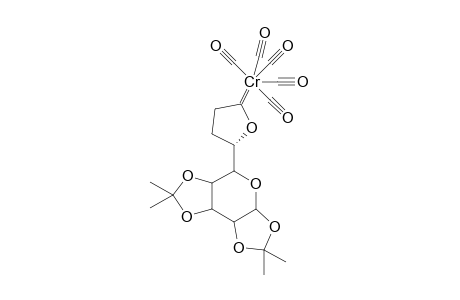 (3S)-Pentacarbonyl{3-[1',2':3',4'-di-O-isopropylidene-.alpha.,L-5'-arabinopyranosyl]-2-oxacyclopentylidene}chromium(0)