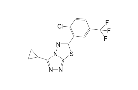 [1,2,4]triazolo[3,4-b][1,3,4]thiadiazole, 6-[2-chloro-5-(trifluoromethyl)phenyl]-3-cyclopropyl-