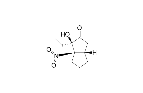 [1R*-(1.alpha.,3a.beta,6a.beta.)]-1-ethyl-1-hydroxy-6a-nitrooctahydropentalen-2-one