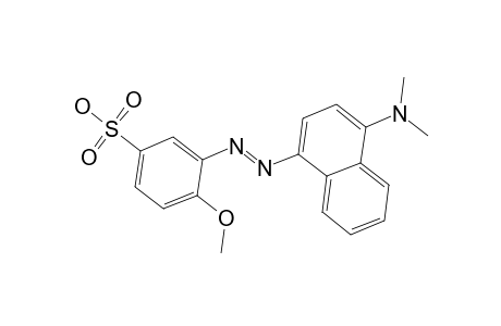3-(4-Dimethylamino-1-naphthylazo)-4-methoxybenzenesulfonic acid