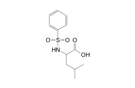 pentanoic acid, 4-methyl-2-[(phenylsulfonyl)amino]-, (2S)-