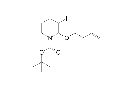 N-tert-Butylcarboxylate 2-(but-3-en-1-yloxy)3-iodo piperidine