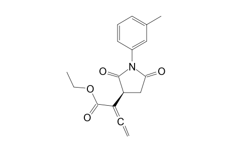 (S)-ethyl 2-(2,5-dioxo-1-m-tolylpyrrolidin-3-yl)buta-2,3-dienoate