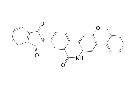 benzamide, 3-(1,3-dihydro-1,3-dioxo-2H-isoindol-2-yl)-N-[4-(phenylmethoxy)phenyl]-