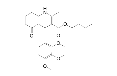 butyl 2-methyl-5-oxo-4-(2,3,4-trimethoxyphenyl)-1,4,5,6,7,8-hexahydro-3-quinolinecarboxylate