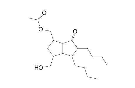 [4-Hydroxymethyl-2,3-dibutyl-1-oxooctahydropentalen-6-yl]methyl acetate