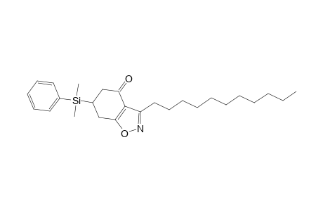 6-[Dimethyl(phenyl)silyl]-3-undecyl-6,7-dihydro-1,2-benzisoxazol-4(5H)-one