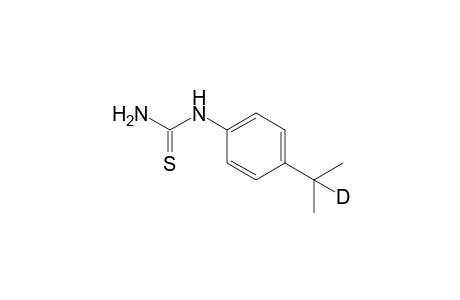 1-(p-cumenyl-d1)-2-thiourea