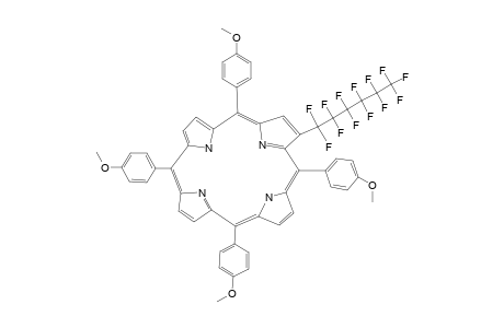 2-PERFLUOROHEXYL-5,10,15,20-TETRAKIS-(4-METHOXYPHENYL)-PORPHYRIN