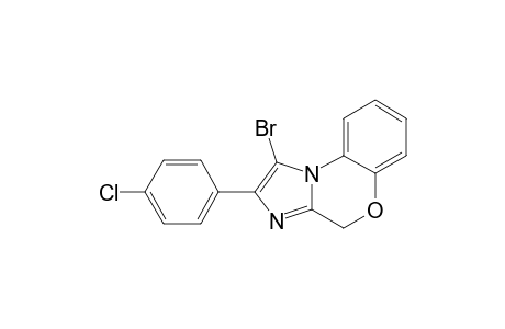 1-BROMO-2-(4-CHLOROPHENYL)-4H-IMIDAZO-[2,1-C]-[1,4]-BENZOXAZINE