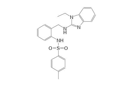 N-(2-{[(1-ethyl-1H-benzimidazol-2-yl)amino]methyl}phenyl)-4-methylbenzenesulfonamide