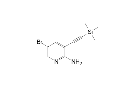 5-Bromo-3-[2-(trimethylsilyl)ethynyl]pyridin-2-amine