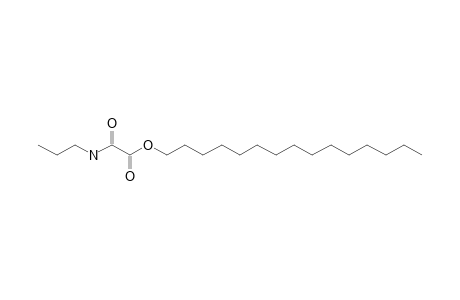 Oxalic acid, monoamide, N-propyl, pentadecyl ester