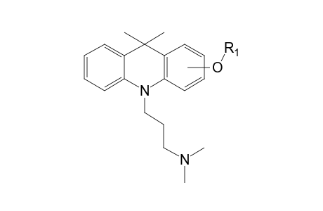 Dimetacrine-M (HO-glucuronide) MS2