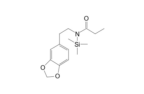 N-3,4-Methylenedioxyphenethyl-propanamide TMS